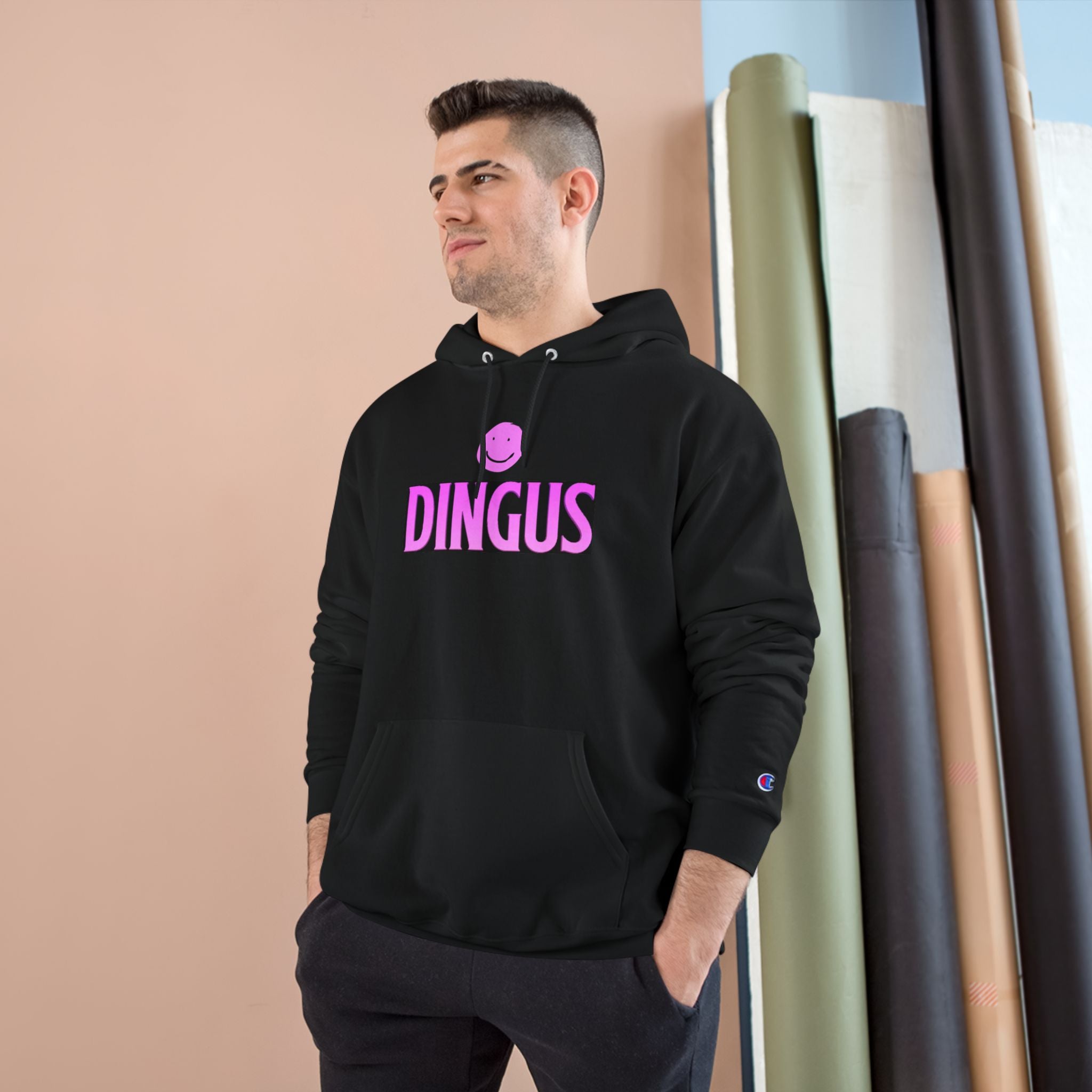 Dingus Black Hoodie